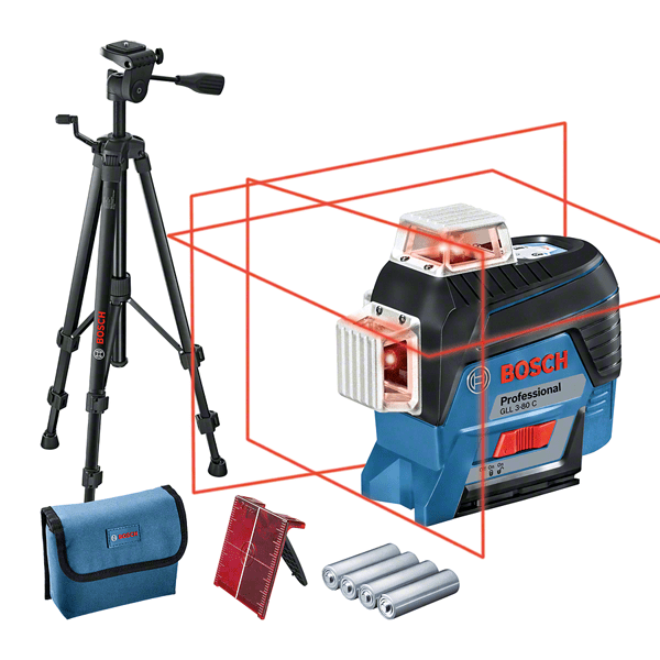 Bosch Professional — LASER LIGNES AVEC TREPIED GLL 3-80 C PROFESSIONAL
