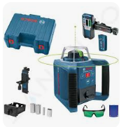 Bosch Professional — BOSCH GRL 300 HVG Rotation laser vert avec récepteur laser LR 1G en mallette - 0601061701