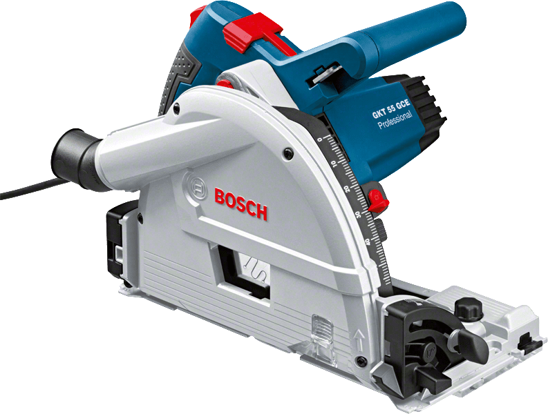Bosch Professional — Scie plongeante GKT 55 GCE 1400 W L-BOXX + FSN 1600, Bleu