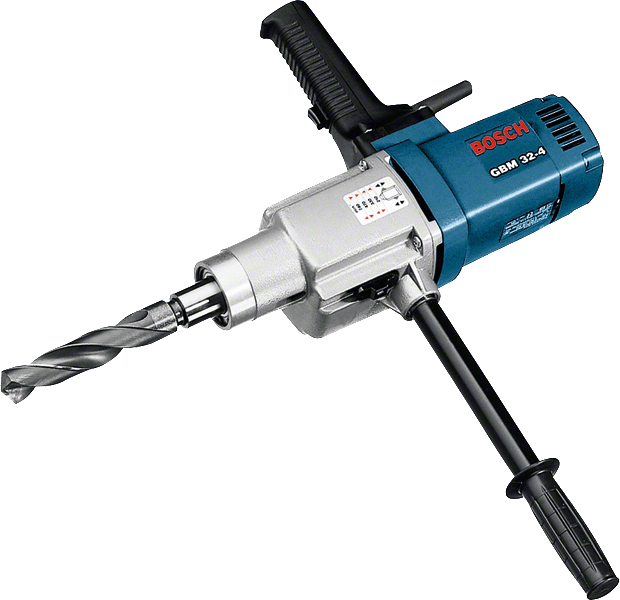 Bosch Professional — Perceuse 1500 w GBM 32-4 Professional dans un coffret de transport, avec pack d’accessoires Perceuse ultra puissante avec 4 vitesses; Acessoire non fournie support de percega magnétique GMB 32 (0601193003)