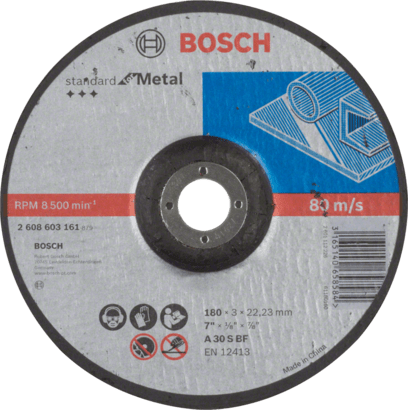 Bosch Professional — DISQUE À TRONÇONNER METAL Ø 180 mmX3