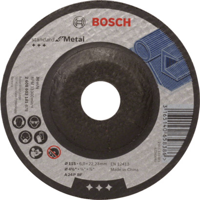 Bosch Professional — Disque à meuler 115 X 6 mm