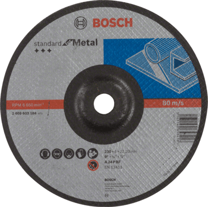 Bosch Professional — Disque à meuler/ebarber Ø230 X 6 mm