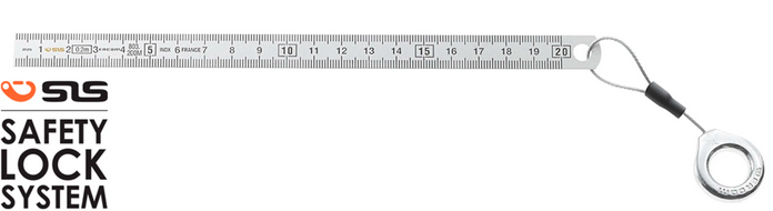 FACOM — SLS réglet inox 2 faces 200 mm
