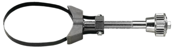 FACOM — Clé à filtre à sangle acier - réglable pour filtres à huile voiture 65 à 105 mm