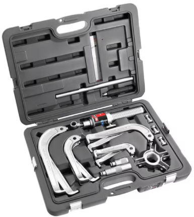FACOM — Extracteur hydraulique 10 t pour prise extérieure - 4 jeux de griffes /compo extr U.312H 4 jeux grif