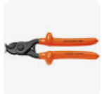 FACOM — Coupe-câble isolé 1 000 V pour cuivre et aluminium, 14 mm.