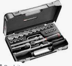 FACOM — Coffret de douilles 1/2'' - 12 pans en pouces - S.161-3P12U - 25 pièces