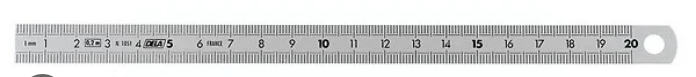 FACOM — 200 mm métrique réglet inox 2 faces