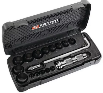 FACOM — Coffret d'emporte-pièces pour joints, 18 pièces.