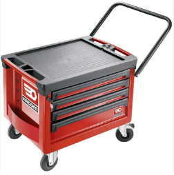 FACOM — Coffre roulant rollm3 4 tiroirs rouge