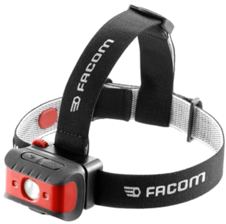 FACOM — Lampe frontale à LED rechargeable, 200 lumens, système mains libres « Touchless ».