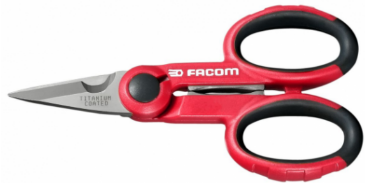 FACOM — Ciseaux électriciens bi mat