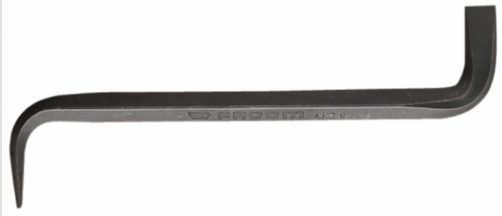 FACOM — Tournevis coudé pour vis a fente 10 mm (1,6x10) 10 mm lame carrée