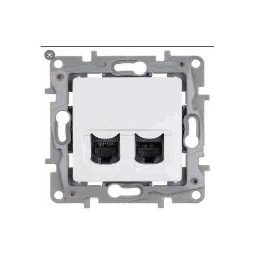 Legrand — 2XRJ45 CAT6 UTP BLANC