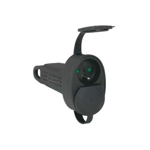 Legrand — R.M.2X2P+T CAOUT.NOIR S/CORDON