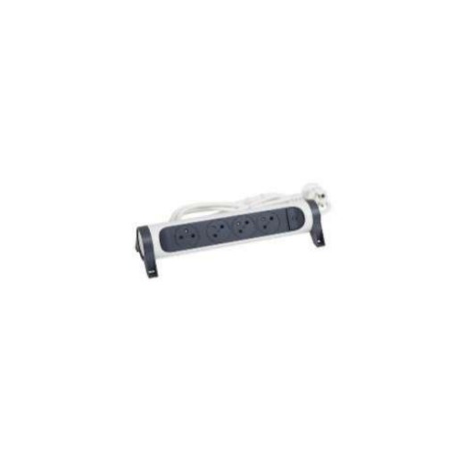 Legrand — MULTIFB 4X2P+T PRE PF 1.5M B/N