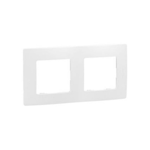 Legrand — PLAQUE DOUBLE 71 BLANC