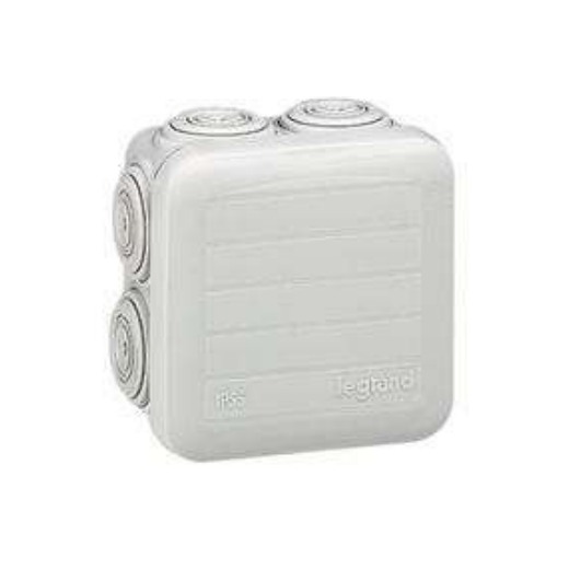 Legrand — Boîte de dérivation carrée Plexo dimensions 65x65x40mm - gris RAL7035