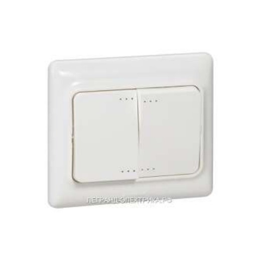 Legrand — DOUBLE ALLUMAGE 10A BLANC