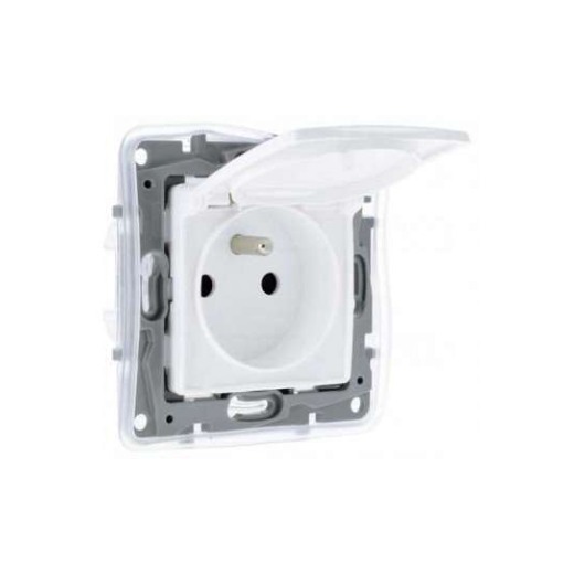 Legrand — 2P+T FB BA IP44 BLANC