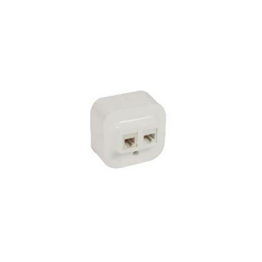 Legrand — PRISE RJ11 ET RJ45 BLANC