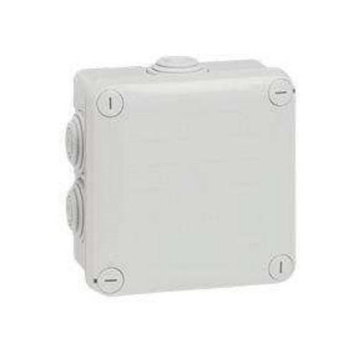 Legrand — Boîte de dérivation carrée Plexo dimensions 105x105x55mm - gris RAL7035