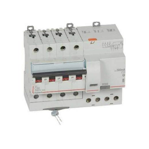 Legrand — DX3 4P C50 6000A AC 300MA 7M