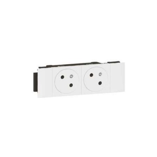 Legrand — PRMOSAIC 2X2P+T CLIP DIRECT