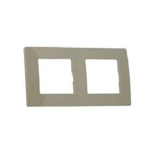 Legrand — PLAQUE DOUBLE 71 TAUPE
