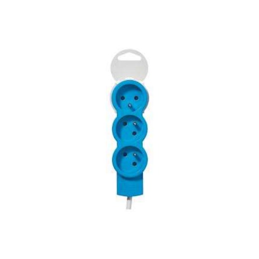 Legrand — RALLONGE MULTIPRISE 4 PRISES DE COURANT 2P+T CONNECTÉES 16A 230V - ALU ET NOIR