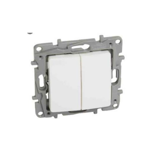 Legrand — DOUBLE INTER 10AX BLANC