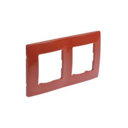 Legrand — PLAQUE DOUBLE 71 ROUGE