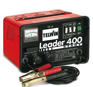 TELWIN — Chargeur de batterie LEADER 400 START 230V 12-24V