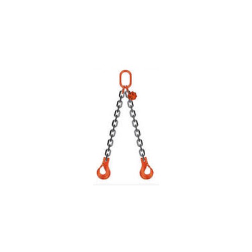 Yale — ELINGUE A CHAINE 2 BRINS CM08-2-08-ML- CSLH -capacite 2800 kg -DIAMETRE 8 MM GRADE 80- CROCHET A VERROUILLAGE AUTOMATIQUE - CMU 2,8T de 0 a 45° et 2T de 45 à 60 °